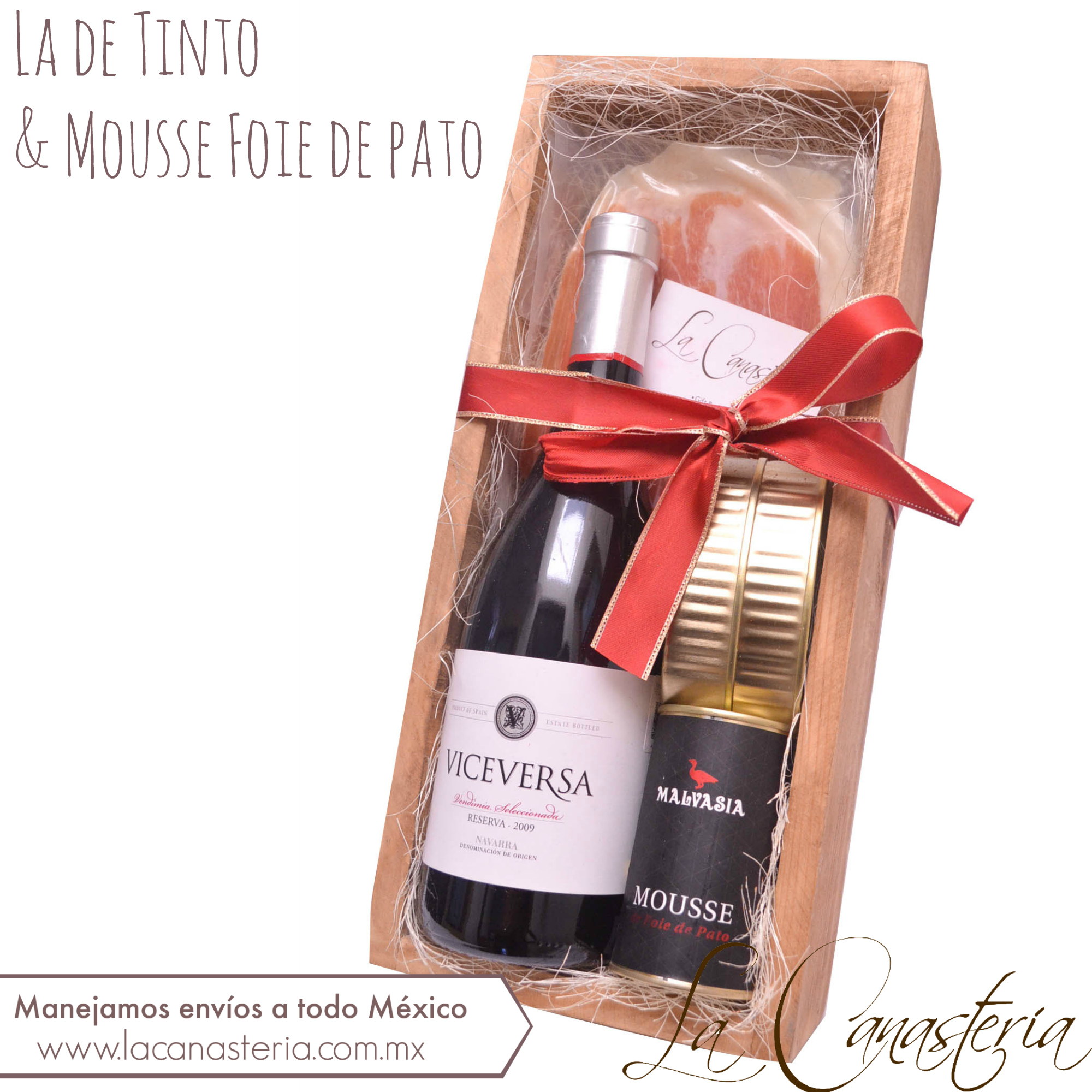 arreglos de vino navideños finos