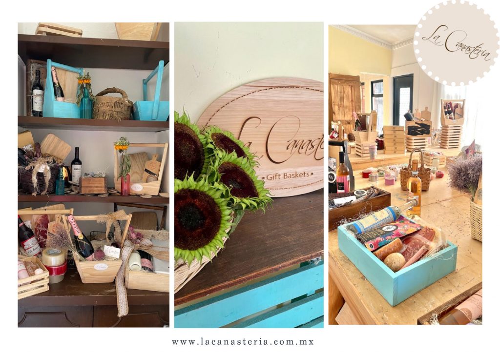 Bellísimas cajas y canastas de regalo en proceso de producción en La Canastería Puebla
