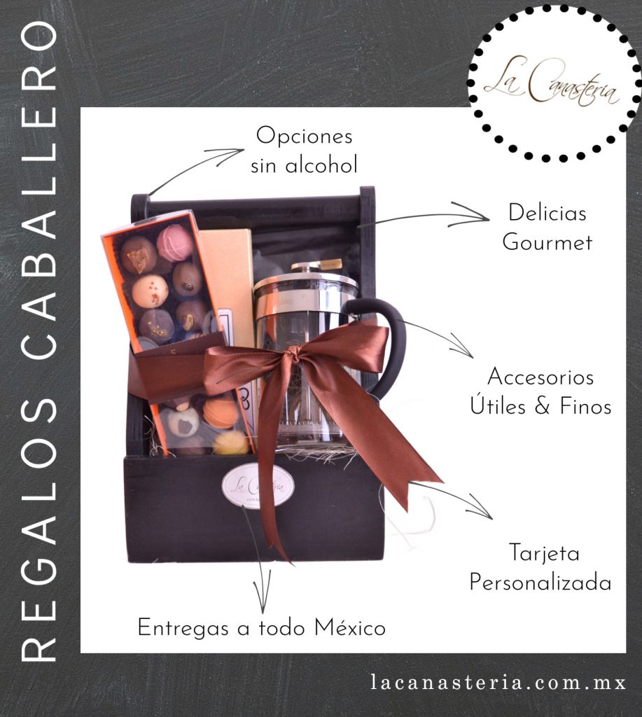 Canastas de regalo sin alcohol para hombre