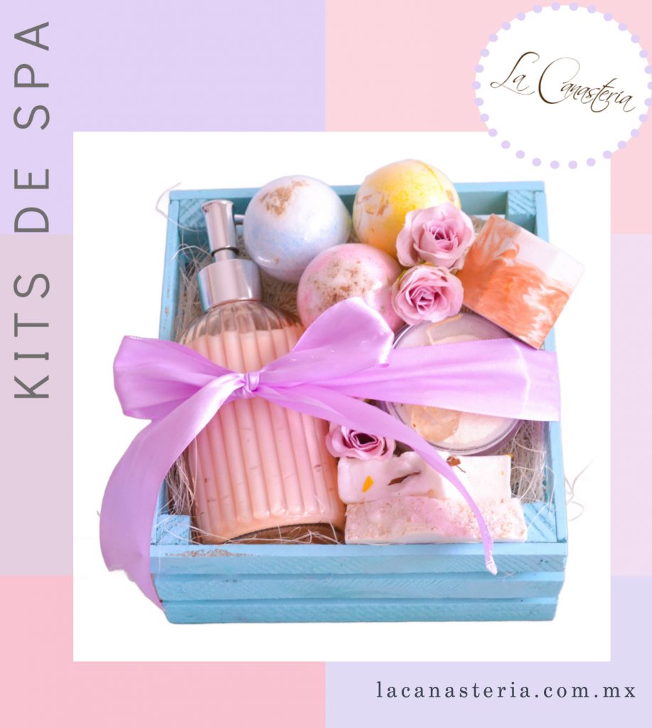 Cajas de regalo para mujer con temática de spa y envíos a todo México