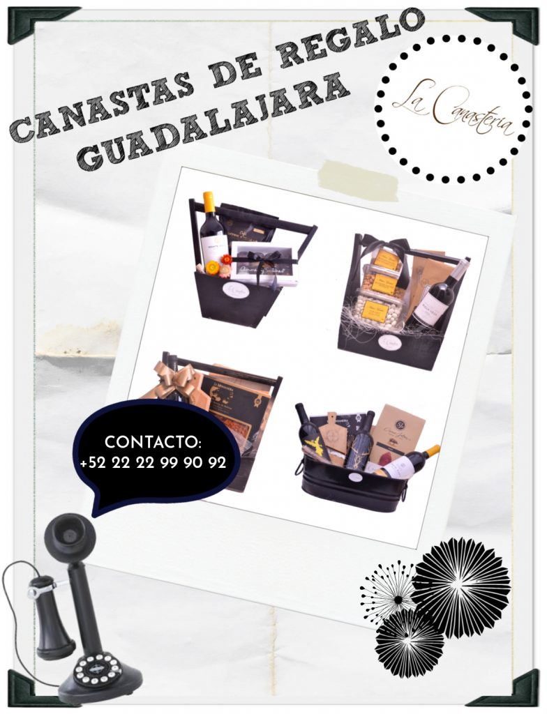 Cajas y canastas de regalo gourmet con vino en guadalajara