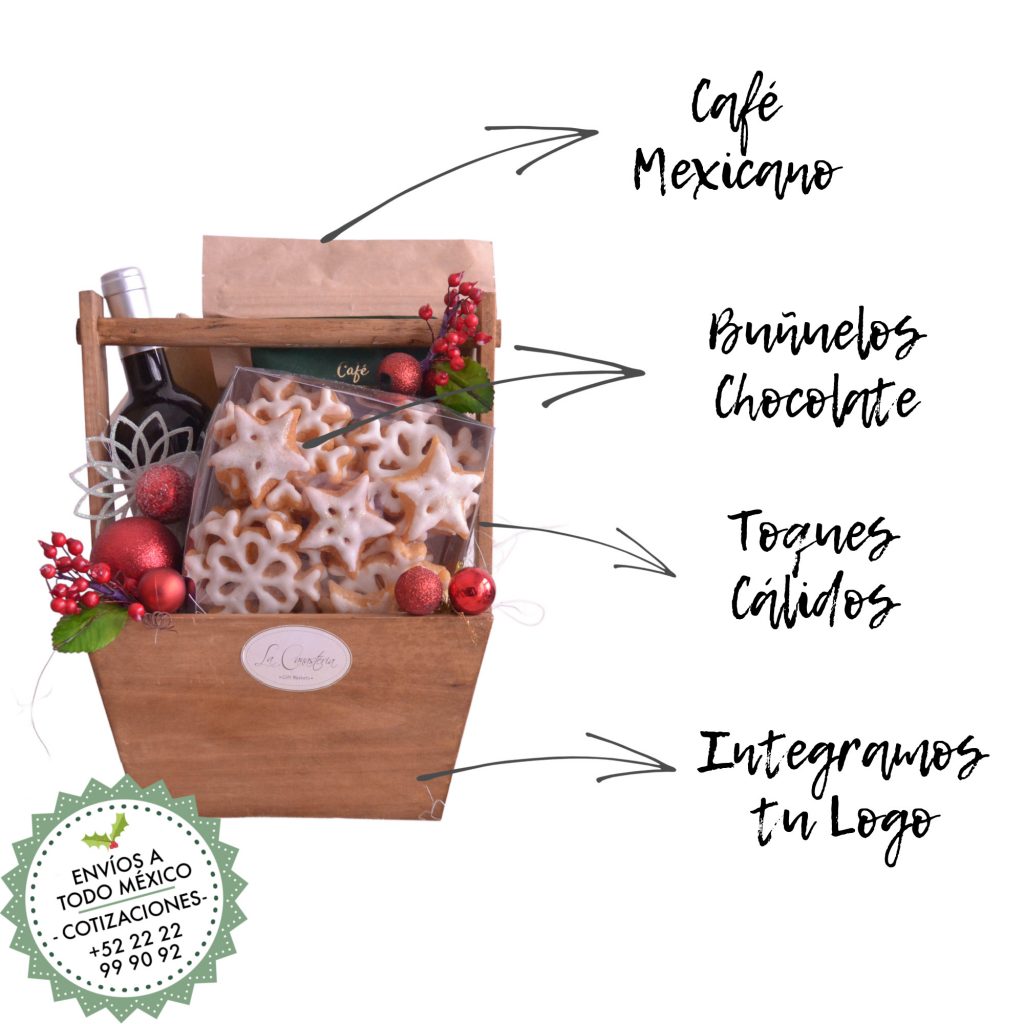 Arcones navideños finos 2025 con buñuelos la canastería