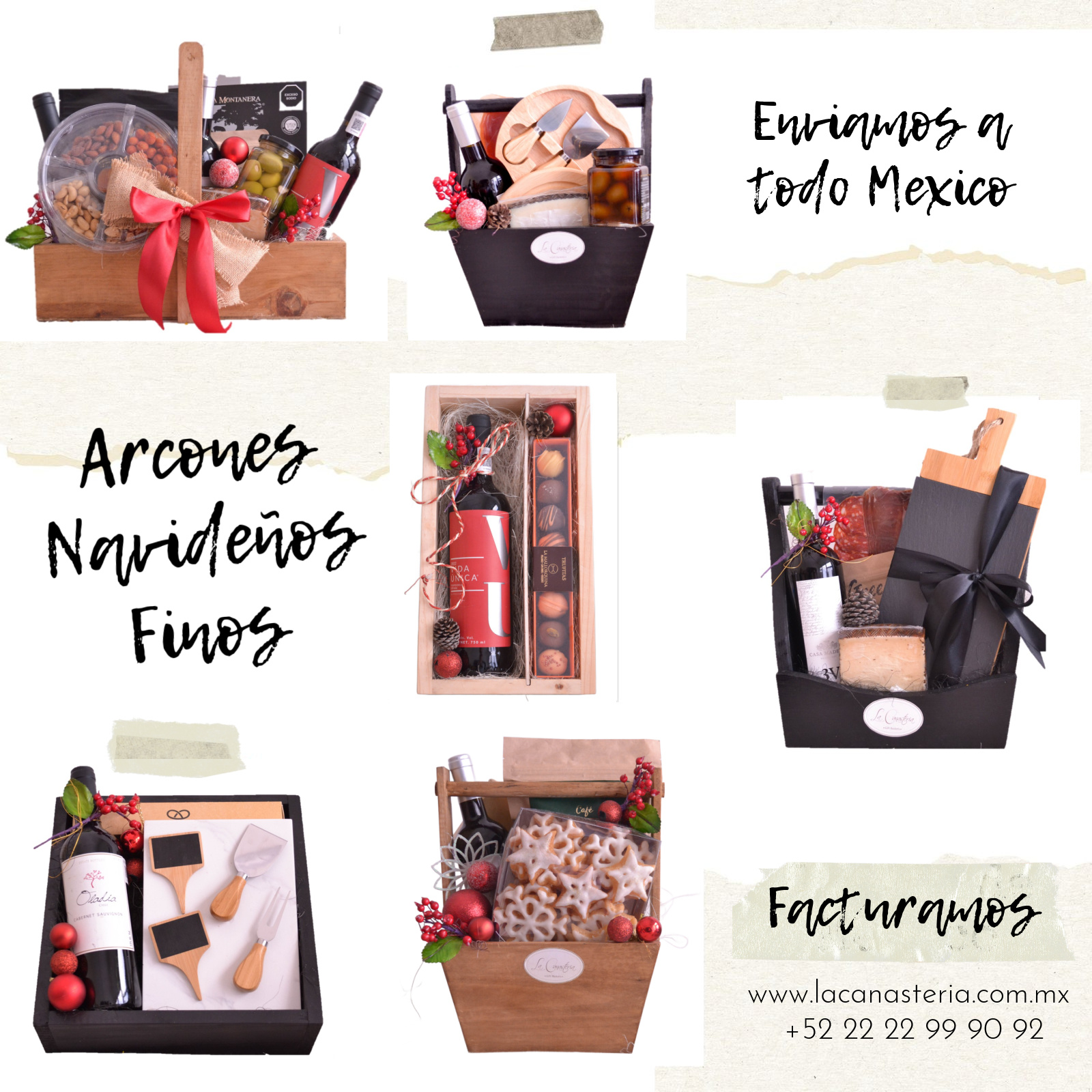 Arcones navideños finos para regalos en empresas 2025